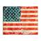 Stupell Industries Rustic American Flag Canvas Wall Art